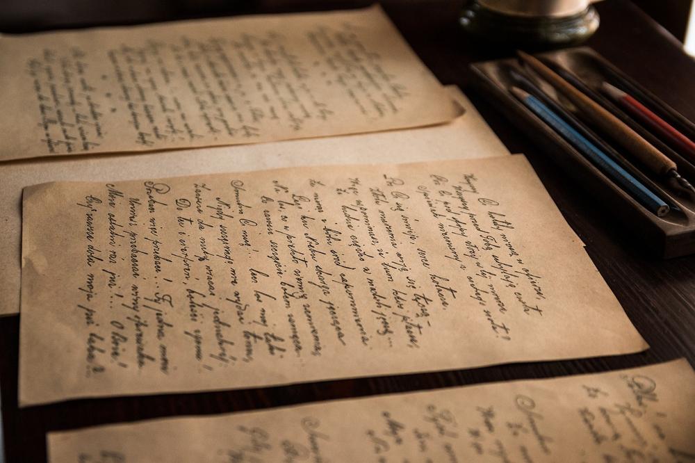 handwritten dedication
