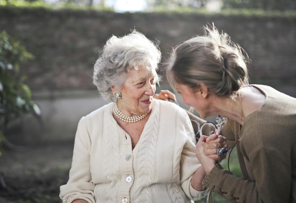 happy grandma