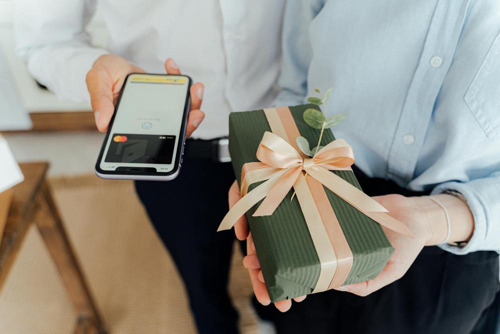 receiving gift